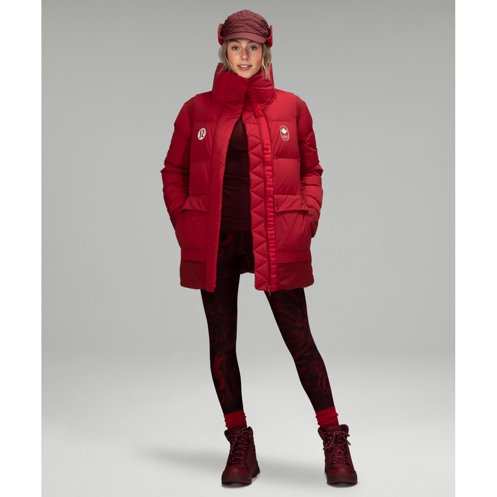 NWT Lululemon Team Canada 22 COC Down Jacket Parka Sz 6